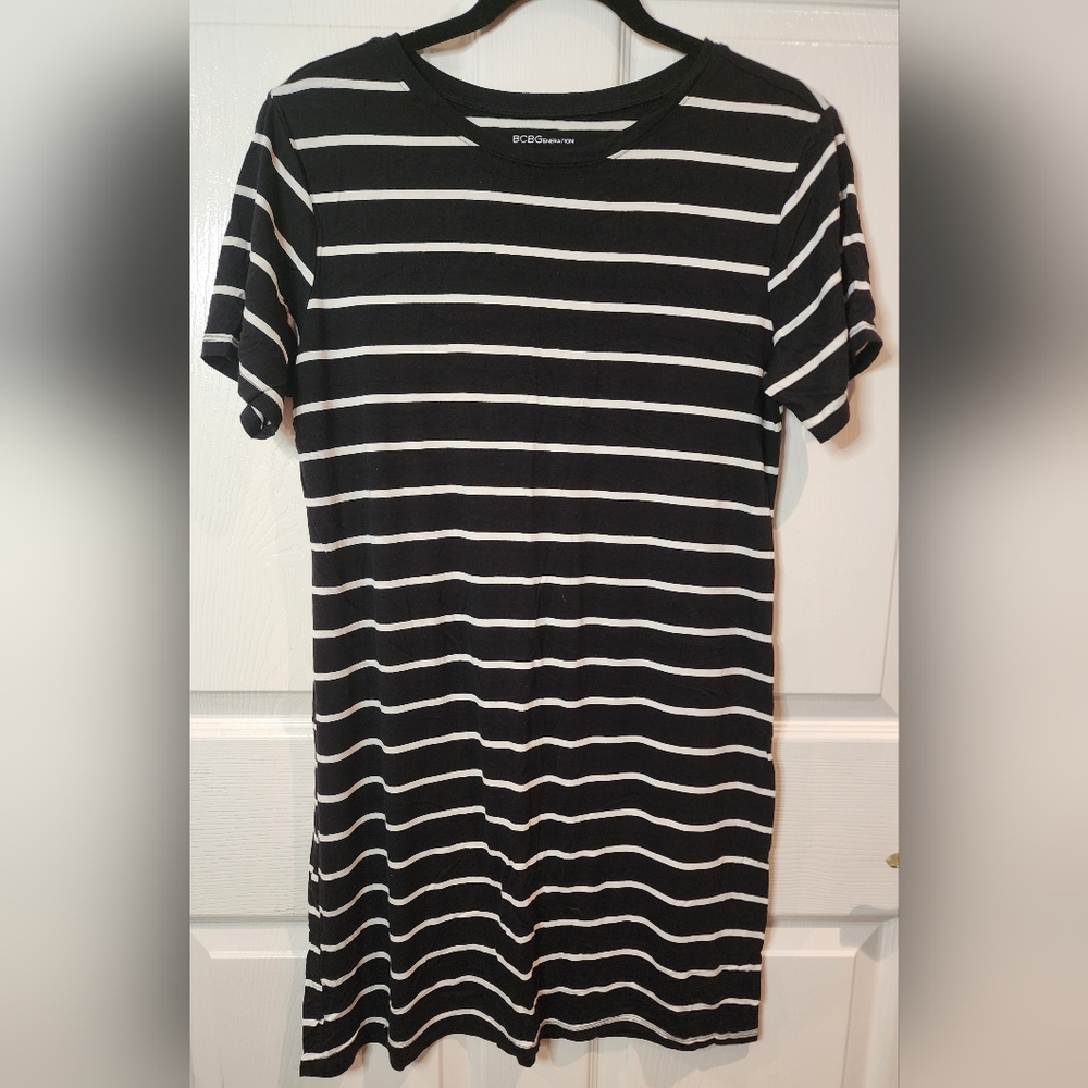 Striped T-Shirt Dress Size M